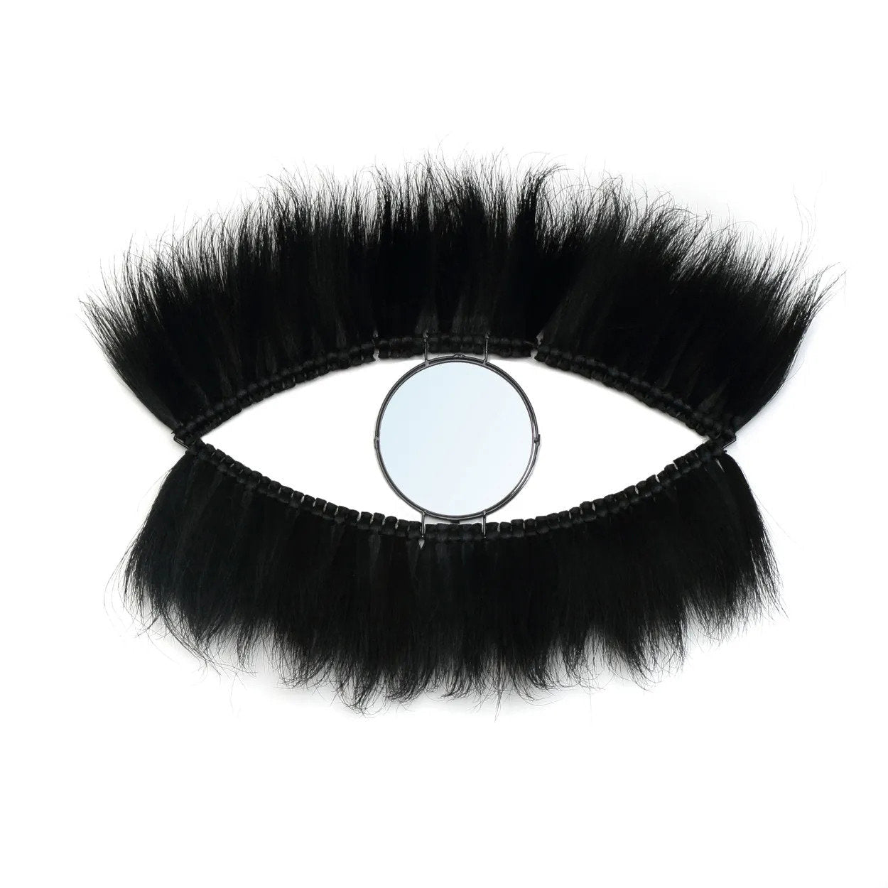 Black Eye Spiegel Zwart 100 cm ø